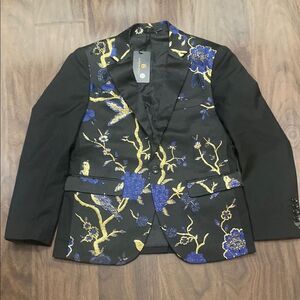 Cloudstyle Embroidered Blazer Suit Jacket